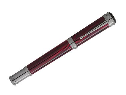 Montblanc Writers Edition                      2026: Hommage to Bram Stoker Limited Edition Füllfederhalter M – Schreibgeräte Füllfederhalter in rot und aus Edelharz, Metall, rhodiniert und Ruthenium. – Ansicht 4
