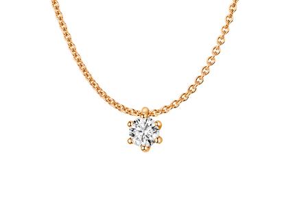Halsschmuck Kette mit Anhänger aus 585 Rotgold.