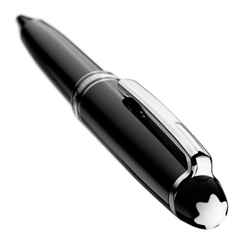 Montblanc Meisterstück Classique Kugelschreiber Edelharz platinumbeschichtet – Schreibgeräte Kugelschreiber aus Edelharz und und platiniert. – Ansicht 2