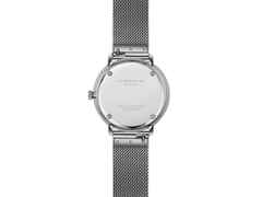 Sternglas Naos XS Quarz Edelstahl 33mm weißes Zifferblatt Metallband – Damenuhren Uhr mit Datum aus Edelstahl. Das Gehäuse ist rund und silber. Das Edelstahlarmband ist silber. Das Zifferblatt ist ein Index in weiß. – Ansicht 4