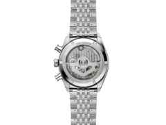 TAG Heuer Carrera Chronograph Automatik Edelstahl 41mm grünes Zifferblatt Metallband – Herrenuhren Chronograph aus Edelstahl. Das Gehäuse ist rund und silber. Das Edelstahlarmband ist silber. Das Zifferblatt ist ein Index in grün. – Ansicht 2