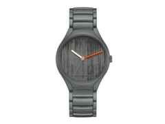 Rado True Round x Les Couleurs Le Corbusier Automatik Keramik 40mm graues Zifferblatt graues Keramikband – Herrenuhren Uhr ohne Datum aus Keramik und Titan. Das Gehäuse ist rund und grau. Das Keramikarmband ist grau. Das Zifferblatt ist ohne Zeichen und grau.