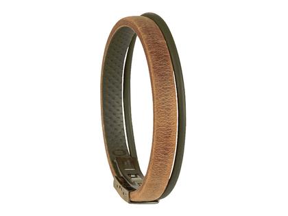 Armschmuck Armband aus Edelstahl, Kautschuk und und .