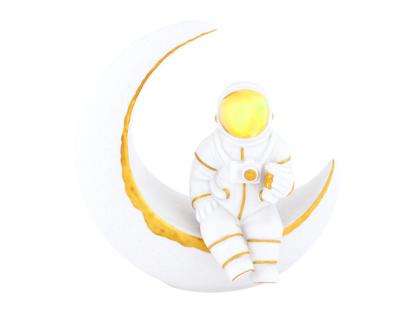 Meissen Figur "Weltraumtourist Mondbesucher" Porzellan 13,5cm – Porzellanwaren Porzellandekoration aus Porzellan und und vergoldet.