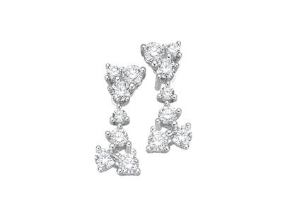Giloy-Bellaluce Bella Luce Giulia Ohrstecker 0,50ct – Ohrschmuck Ohrstecker aus 585 Weißgold.
