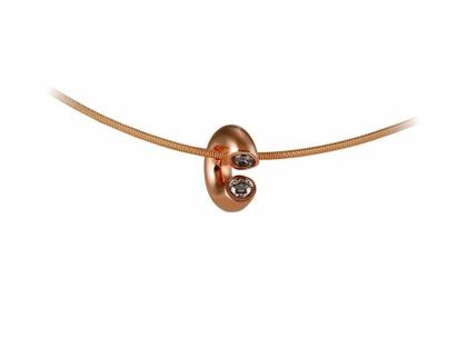 Ehinger Schwarz Dialog Anhänger Rotgold mit Brillanten 0,200ct – Anhänger Anhänger mit Besatz aus 750 Rotgold.
