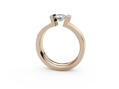 Niessing Spannring Highend Rosewood 0,50ct – Ringe Ring mit Besatz aus 750 Weißgold.