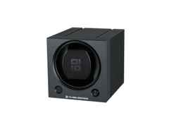 Paul Design Cube Serie Uhrenbeweger Aluminium schwarz stapelbar – Uhrenbeweger Uhrenbeweger für 1 Uhr in schwarz und aus Aluminium.