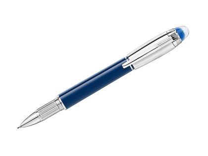 Montblanc StarWalker Blauer Planet Doué Fineliner Edelharz platiniert – Schreibgeräte Fineliner aus Edelharz und und platiniert.