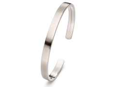 IsabelleFa Flix.Flex Men Graugold 7mm – Armschmuck Armspange aus 750 Weißgold.