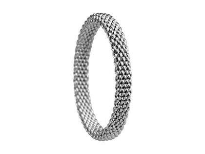 Bering Arctic Symphony Innenring schmal Milanaise Edelstahl – Ringe Ring aus Edelstahl.