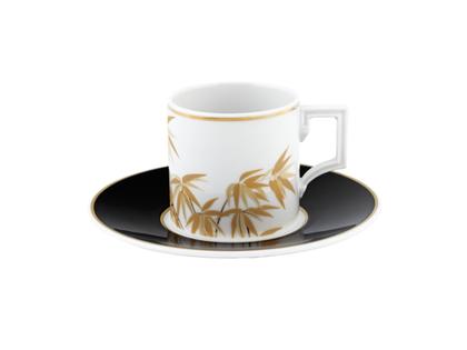 Meissen Cosmopolitan "Golden Bamboo" Espressotasse Porzellan mit Golddekor V 0,05l – Porzellanwaren Tafelporzellan in weiß und aus Porzellan.