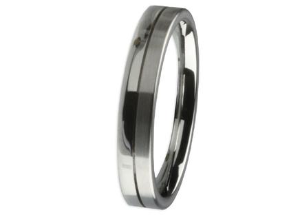 Ernstes Design Ring Nr. 707 R133.4 – Ringe Trauring aus Edelstahl.