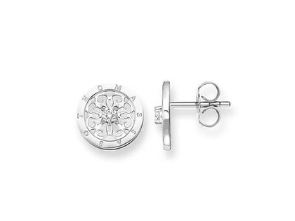 Thomas Sabo Ohrstecker mit Zirkonia weiß – Ohrschmuck Ohrstecker aus 925 Silber.