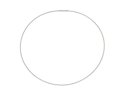 Niessing Halsreif 1,0mm  42cm Weißgold Fine Gray – Halsschmuck Halsreif aus 750 Weißgold.
