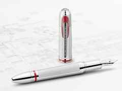Montblanc Limited Edition Great Characters Enzo Ferrari 1898 Füllfederhalter – Schreibgeräte Füllfederhalter aus 750 Weißgold, Metall und und platiniert.