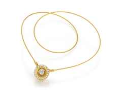 Jörg Heinz Wechselschließe Swing Boho Gelbgold mit Brillanten 1,40ct – Anhänger Collier Schließe in gelbgold und aus 750 Gelbgold. – Ansicht 2