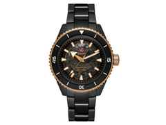 Rado Captain Cook  Keramik schwarz roségold Keramikband – Herrenuhren Uhr ohne Datum aus Keramik. Das Gehäuse ist rund und schwarz. Das Keramikarmband ist schwarz. Das Zifferblatt ist ein Index in schwarz.