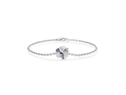 Niessing Papyr Armband Platinum Red 18cm – Armschmuck Armband aus 950 Platin.