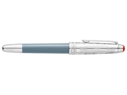 Montblanc Meisterstück X Olympic Heritage Chamonix 1924 Doué Classique Rollerball Edelharz platinumbeschichtet – Schreibgeräte Rollerball in grau und aus Edelharz, Metall und platiniert. – Ansicht 2