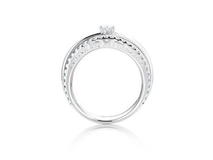 Capolavoro Magnifico Ring Weißgold mit Brillanten und Solitair – Ringe Ring mit Besatz aus 750 Weißgold. – Ansicht 2