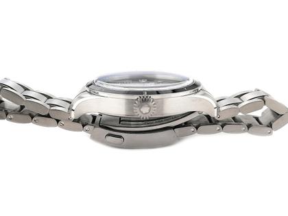 Montblanc 1858 Automatic Date 0 Oxygen The 8000 Edelstahl 41mm Metallband 130984 Full Set Occasion – Herrenuhren Uhr mit Datum aus Edelstahl und Keramik. Das Gehäuse ist rund und silber. Das Edelstahlarmband ist silber. Das Zifferblatt ist arabisch und grau. – Ansicht 3