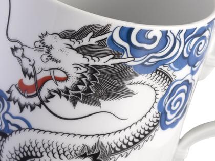 Meissen MUG Collection Big Mug Henkelbecher "Glücksdrache" weiß – Porzellanwaren Tafelporzellan in weiß und aus Porzellan. – Ansicht 3