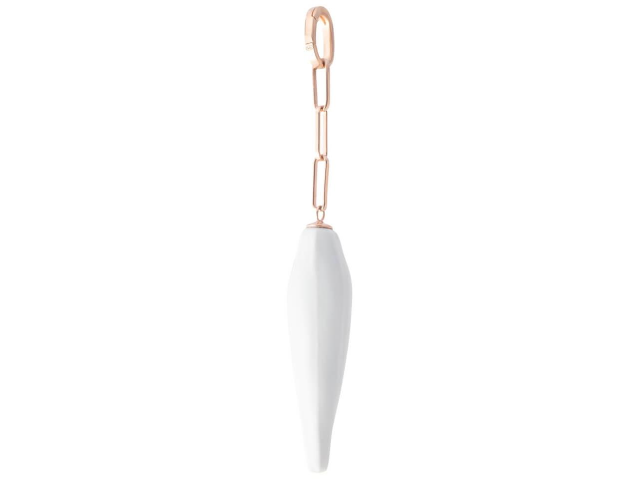 Meissen Bloom Collection Anhänger "Knospe" Silber rosévergoldet – Anhänger Anhänger ohne Besatz aus 925 Silber vergoldet, Porzellan und und . – Ansicht 2