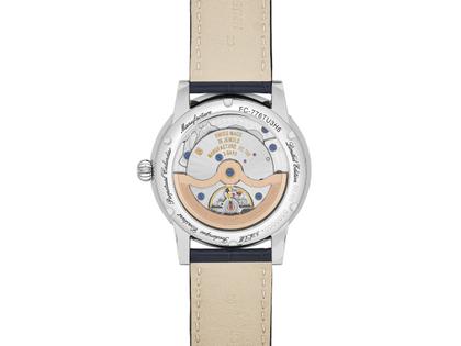 Frederique Constant Manufacture The Elements Collection 2026 limitiertes Set – Herrenuhren Uhr mit Datum aus Edelstahl und Leder. Das Gehäuse ist rund und silber. Das Armband ist ein Lederarmband Kroko / Alligator. Der Zifferblatt ist ein Index. – Ansicht 9