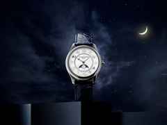 Frederique Constant Classics Elegance Luna Automatik Edelstahl 36mm weißes Zifferblatt blaues Lederband – Damenuhren Uhr ohne Datum aus Edelstahl und Leder. Das Gehäuse ist rund und silber. Das Lederarmband ist blau. Das Zifferblatt ist arabisch und weiß. – Ansicht 7