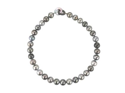Gellner Perlenchoker mit Tahiti-Zuchtperlen multi ohne Verschluss – Halsschmuck Perlenchoker