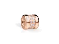 Bering Arctic Symphony Anhänger Edelstahl rosegold Lykke 3 – Anhänger Anhänger mit Besatz aus Edelstahl, PVD beschichtet und und .
