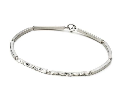 Schmuckwerk Alpen Armband Weißgold – Armschmuck Armband aus 750 Weißgold.