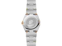 Omega Constellation Quarz Edelstahl Gelbgold 25mm weißes Zifferblatt mit Brillanten Metallband – Damenuhren Uhr ohne Datum aus 750 Gelbgold und Edelstahl. Das Gehäuse ist rund und silber. Das Edelstahlarmband ist silber-gelbgold. Das Zifferblatt ist ein Index in weiß. – Ansicht 2