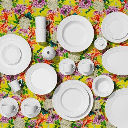 Meissen Frühstücks-Set Royal Bloosom "No 41" weiß – Porzellanwaren Tafelporzellan in weiß und aus Porzellan. – Ansicht 3