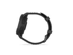 Garmin Instinct Crossover Solar faserverstärktes Polymer schiefergrau 45 mm Kautschukband schiefergrau – Herrenuhren Uhr Multifunktion aus Kautschuk und Kunststoff. Das Gehäuse ist rund und grau. Das Kautschuk / Kunststoff / Silikon Armband ist grau. Das Zifferblatt ist analog digital und schwarz. – Ansicht 5