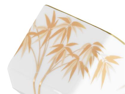 Meissen Cosmopolitan "Golden Bamboo" Schälchen Porzellan mit Golddekor 4,5cm – Porzellanwaren Tafelporzellan in weiß und aus Porzellan. – Ansicht 3