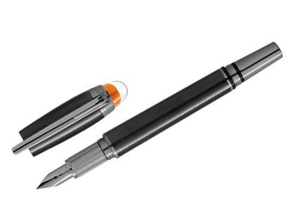 Montblanc StarWalker Extreme Metal Füllfederhalter M schwarzer Edellack – Schreibgeräte Füllfederhalter in schwarz und aus 585 Gelbgold, Edellack, Metall und Ruthenium.