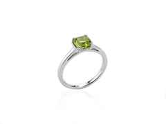 Capolavoro Amore Mio Ring Weißgold mit Peridot – Ringe Ring aus 750 Weißgold.
