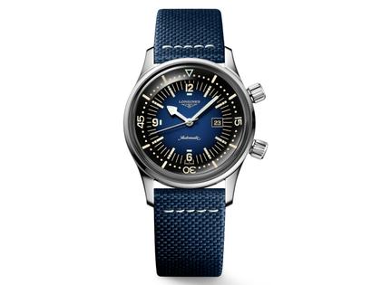 Longines Heritage Legend Diver Automatik Edelstahl Lederband