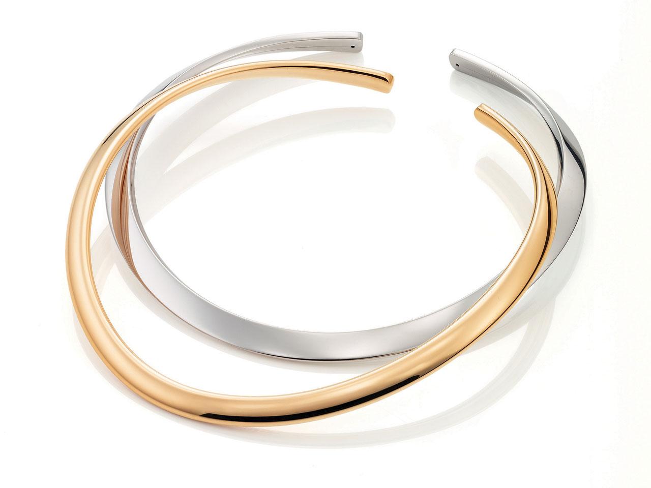 IsabelleFa Flix.Flex Halsreif Rechteckig Gelbgold 7mm – Halsschmuck Halsreif aus 750 Gelbgold. – Ansicht 2