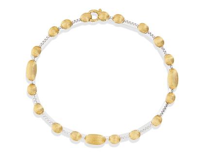 Nanis Dancing in the Rain Elite Armband Gelbgold mit Brillanten 0,200ct – Armschmuck Armband aus 750 Gelbgold, 750 Weißgold und und .
