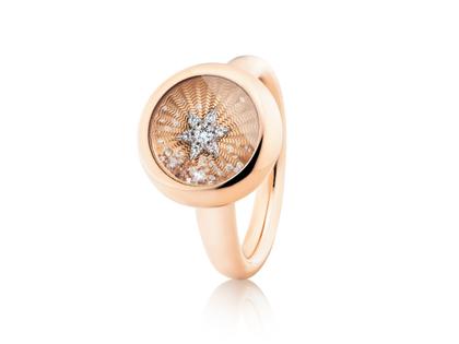 Capolavoro Billion Dreams Dreamys Star Ring Roségold mit Brillanten 0,310ct – Ringe Ring aus 750 Rotgold.