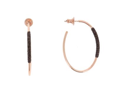 Pesavento Polvere di Sogni Shiny Creolen – Ohrschmuck Creolen aus 750 Rotgold, 925 Silber und und vergoldet.