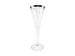 Sonja Quandt Sektflöte "Simone" mit Silberrand 25cm – Silberwaren Silber Glas aus 925 Silber.