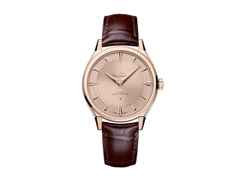Omega Constellation Observatory Automatik Rotgold 39mm rotgoldenes Zifferblatt rotes Lederband – Herrenuhren Uhr ohne Datum aus 750 Rotgold und Leder. Das Gehäuse ist rund und rotgold. Das Lederarmband Kroko / Alligator ist rot. Das Zifferblatt ist ein Index in rotgold.