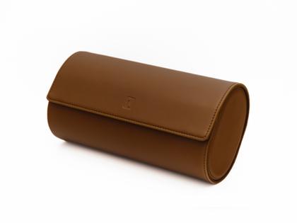 Paul Design Reiseetui Leder Braun für drei Uhren – Uhrenetui Sonstige Accessoires in braun und aus Leder.