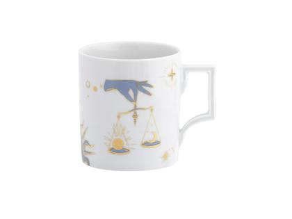 Meissen Zodiac Collection Henkelbecher "Waage" – Porzellanwaren Tafelporzellan in weiß und aus Porzellan.