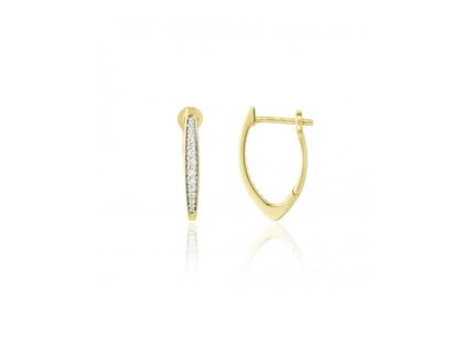 Chimento Link Sensi Creolen Gelbgold mit Brillanten – Ohrschmuck Creolen in gelbgold und aus 750 Gelbgold.