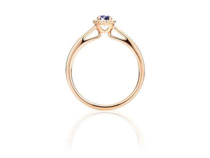Capolavoro Amore Mio Ring Roségold mit Saphir violett – Ringe Ring mit Besatz aus 750 Rotgold. – Ansicht 2